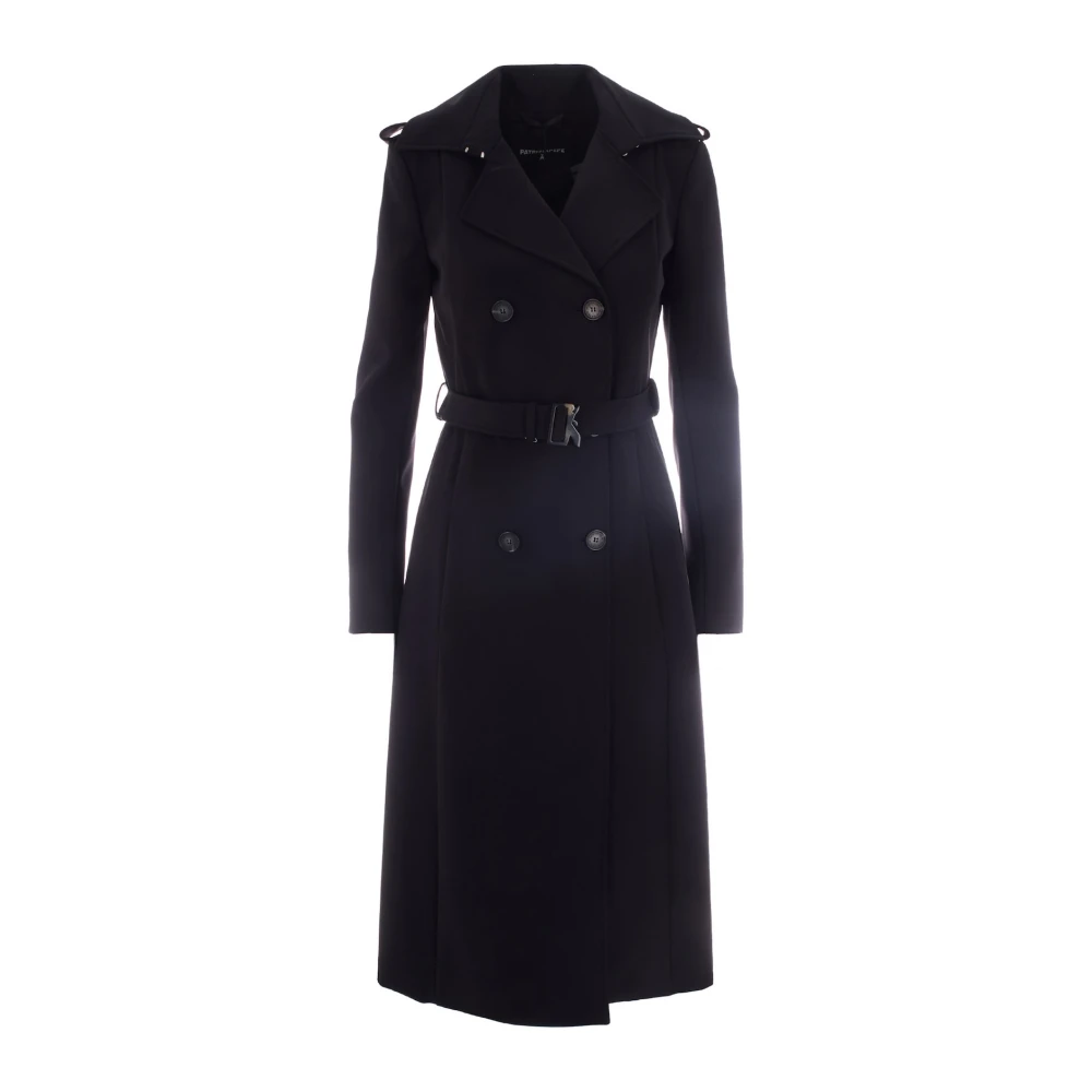 Patrizia Pepe Women's Black Belted Coats