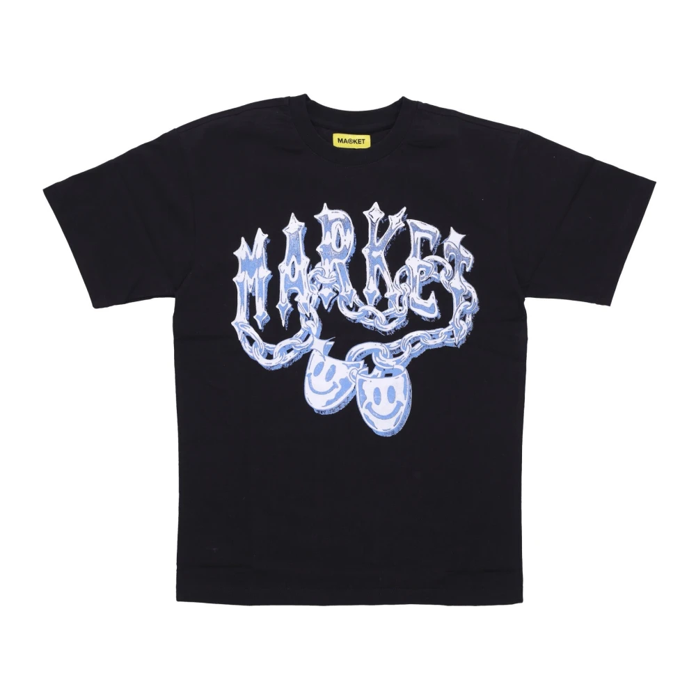 Market Chain Tee X Smiley Black Heren