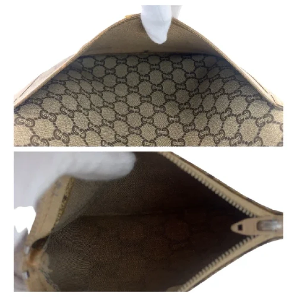 Gucci Vintage Pre-owned Canvas totes Beige Heren