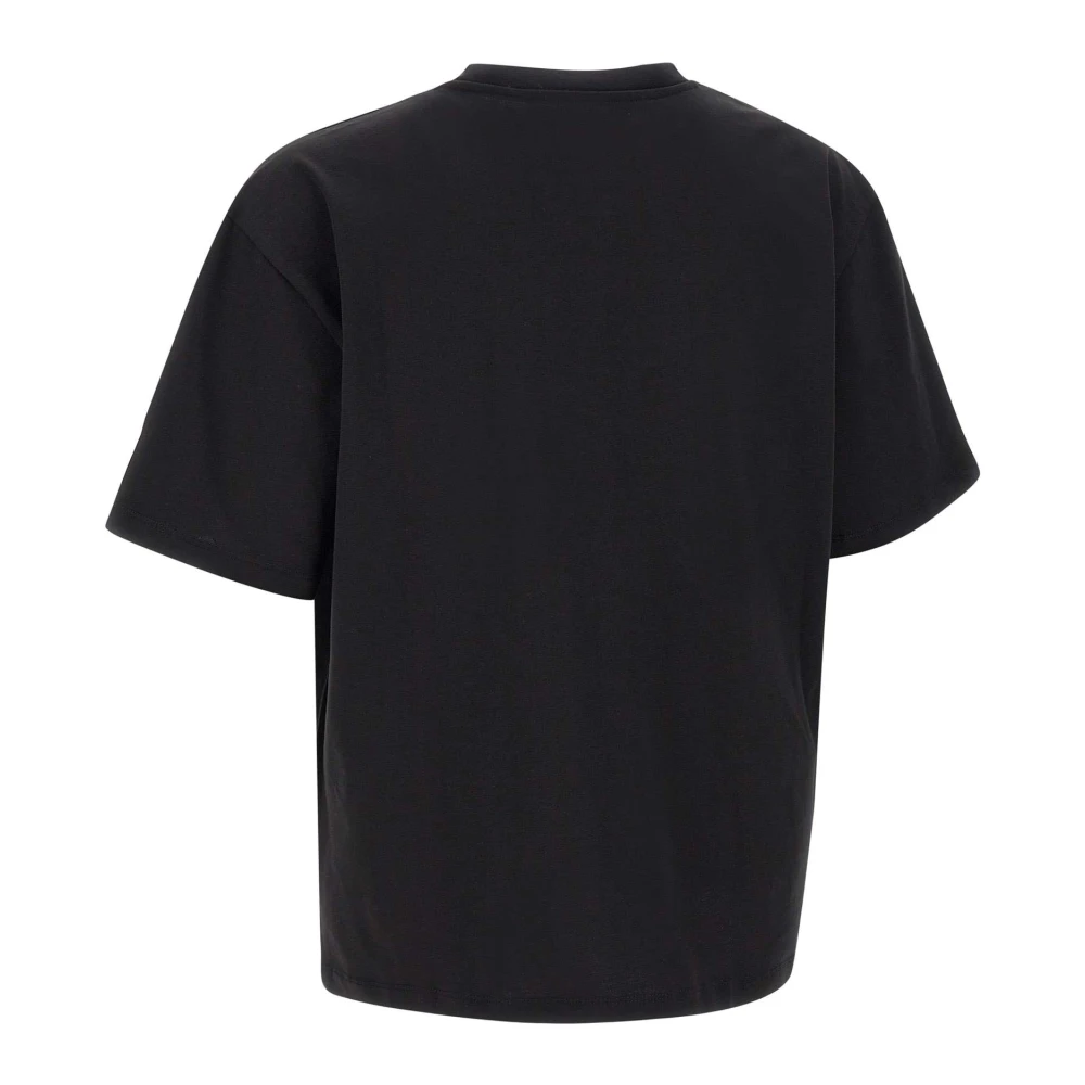 Fiorucci Heren Katoenen T-shirt Zwart Black Heren