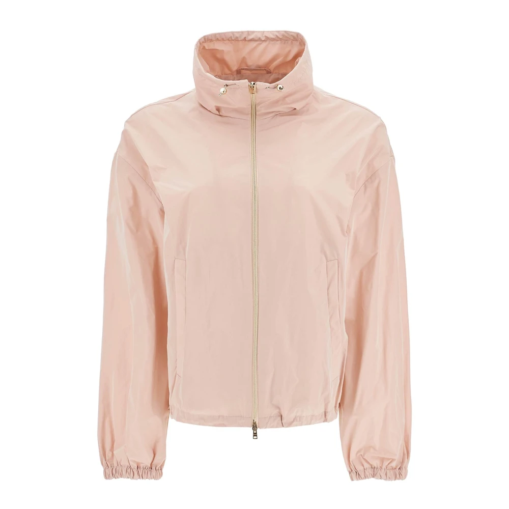 Herno Roze Zipjas met Elastische Manchetten Pink Dames