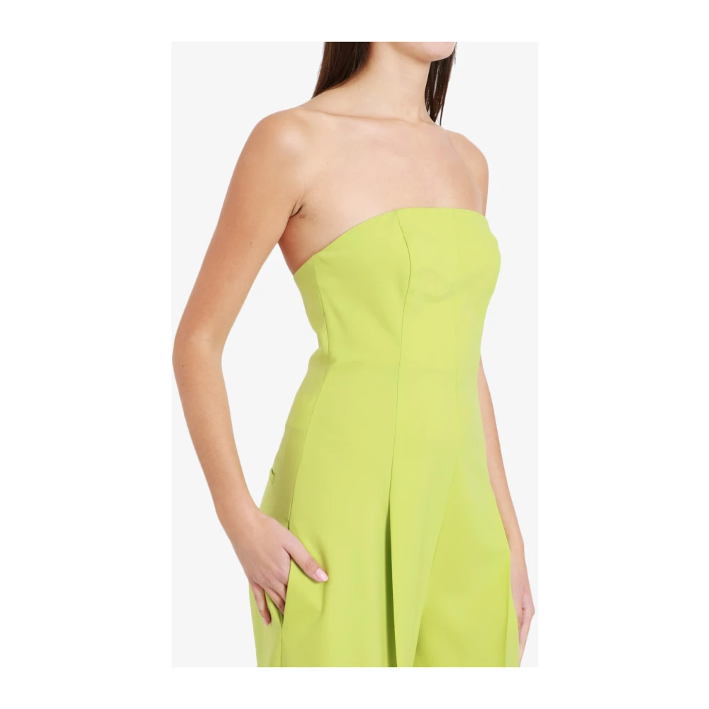 Philosophy di Lorenzo Serafini Mouwloze jumpsuit met zakken Yellow Dames