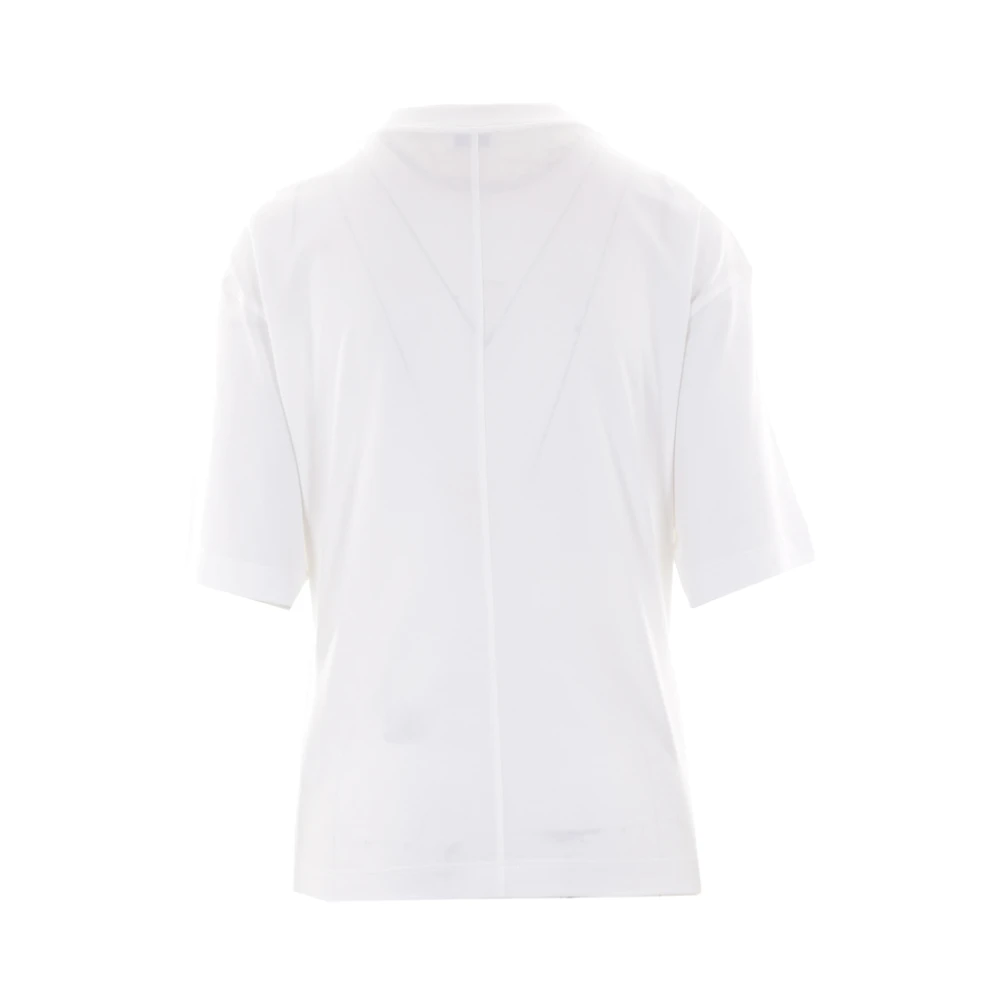 BRUNELLO CUCINELLI Witte Bloemen Jersey T-shirt White Dames