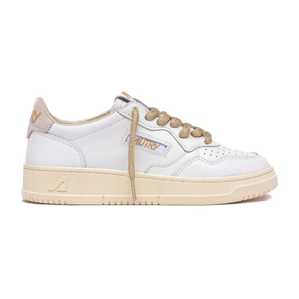 Autry Medalist Low Trainers - Female - Sneakers - Yellow - 5 Uk - Shoes