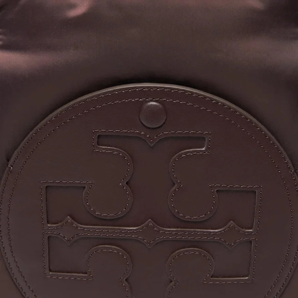 TORY BURCH Puffy tas voor stijlvolle outfits Brown Dames