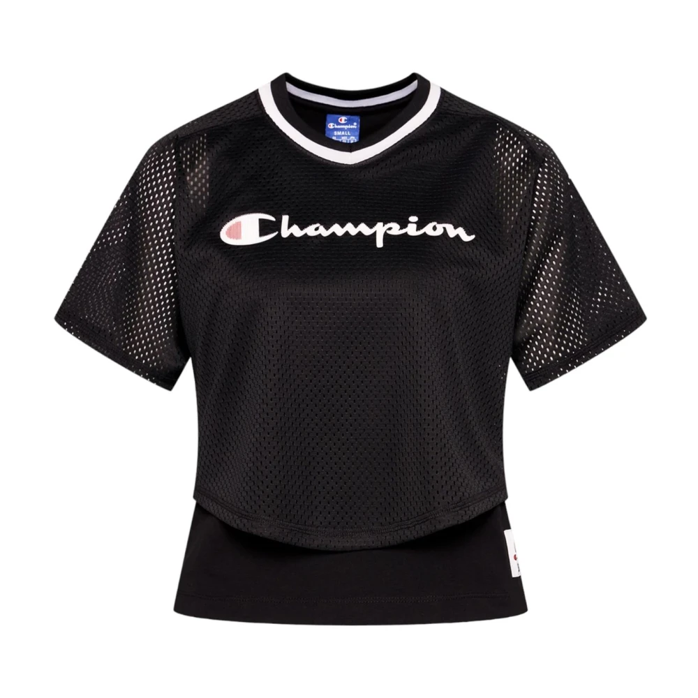 Champion T-Shirts Black Dames