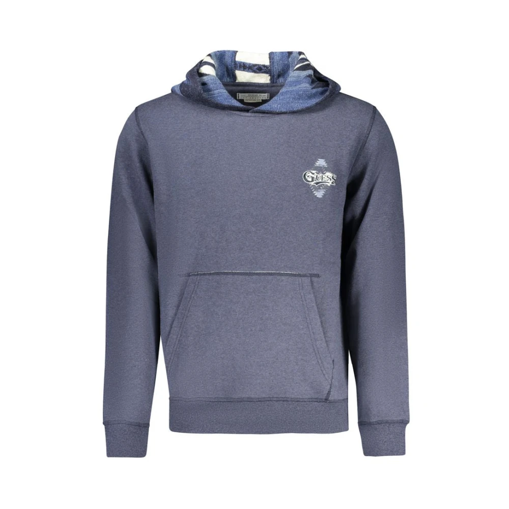 Guess Blauwe Katoenen Trui Blue Heren