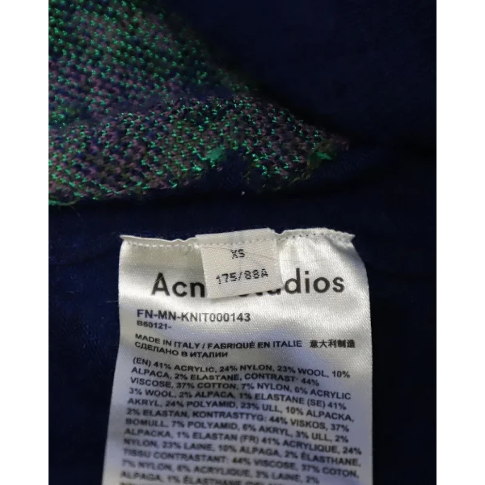 Acne Studios Pre-owned Fabric tops Blue Dames