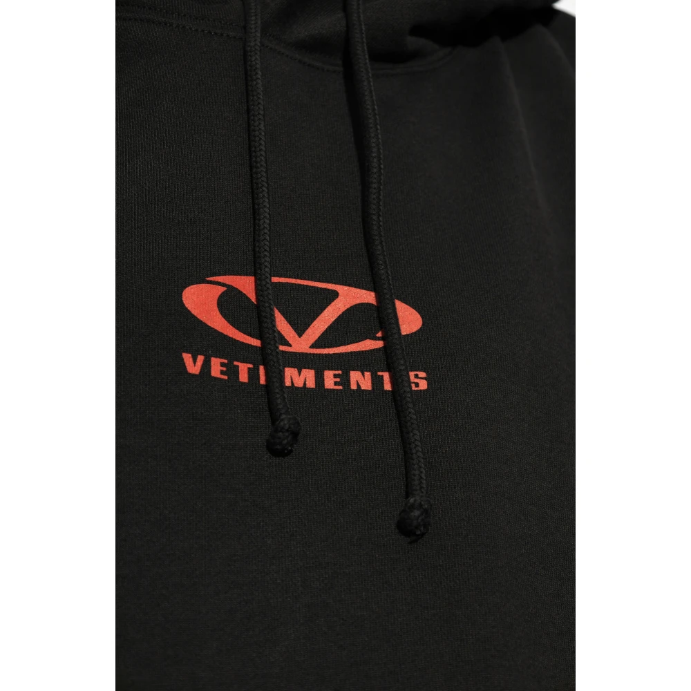 Vetements Logo sweatshirt Black Heren