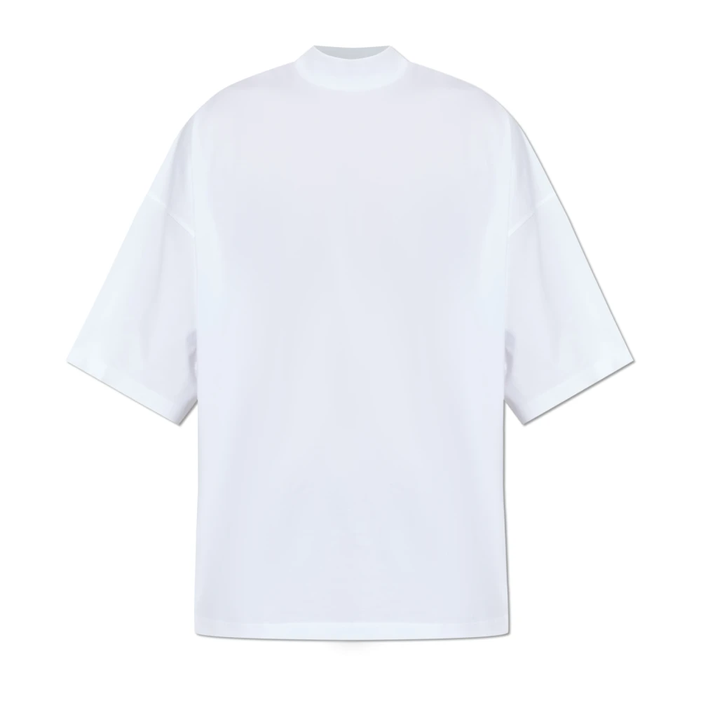 Jil Sander Men's White T-Shirts, S, Cotton Crew-Neck T-Shirt