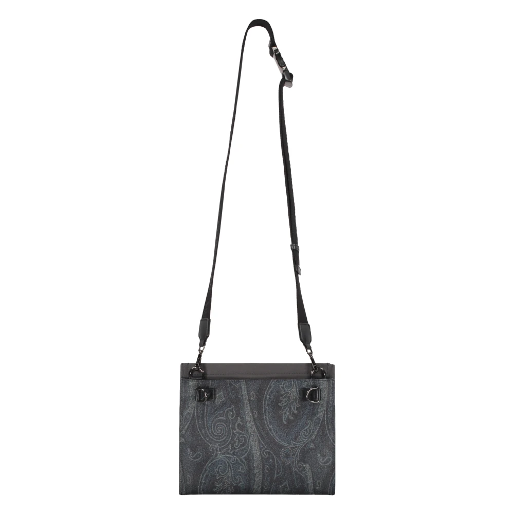ETRO Paisley Print Crossbody Tas Blue Dames