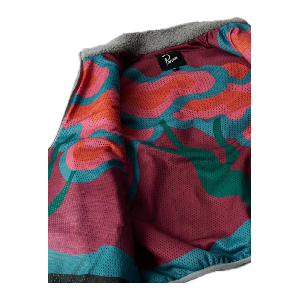 by Parra Alien Vest met Fruitboom Artwork Gray Heren