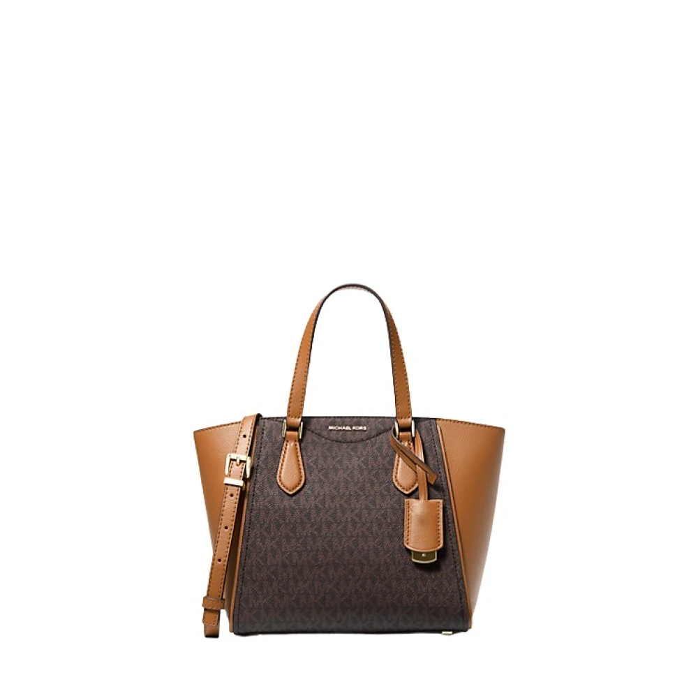 Michael Kors Taryn Leren Logotas Brown Dames