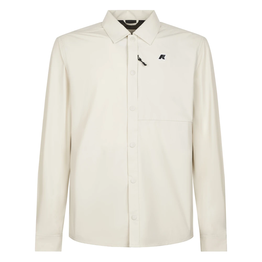 K-Way Men's Beige Recher Jacket - Light Jackets - Xl - Jackets