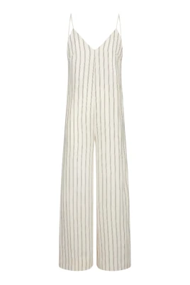 Randig jumpsuit med elegant stil