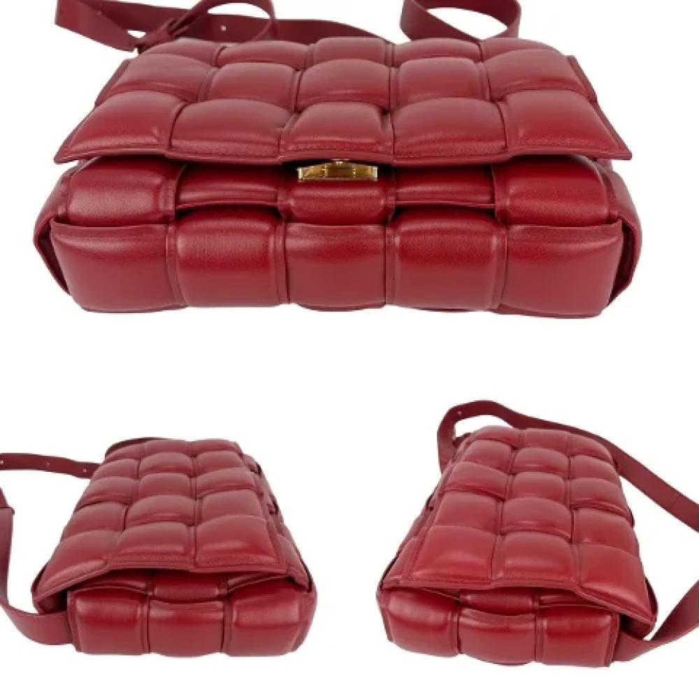 Bottega Veneta Vintage Pre-owned Leather handbags Red Dames