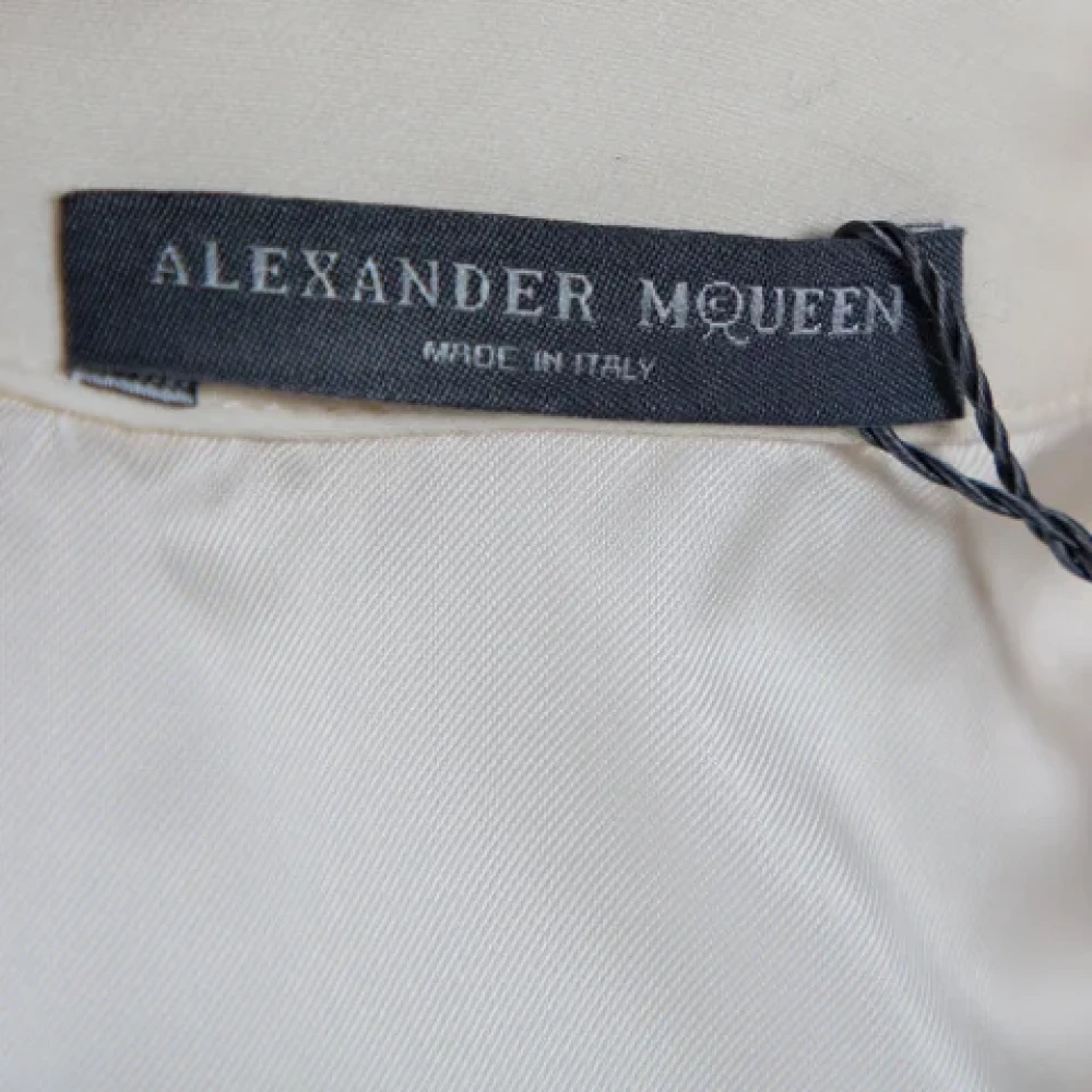 Alexander McQueen Pre-owned Fabric tops Beige Dames