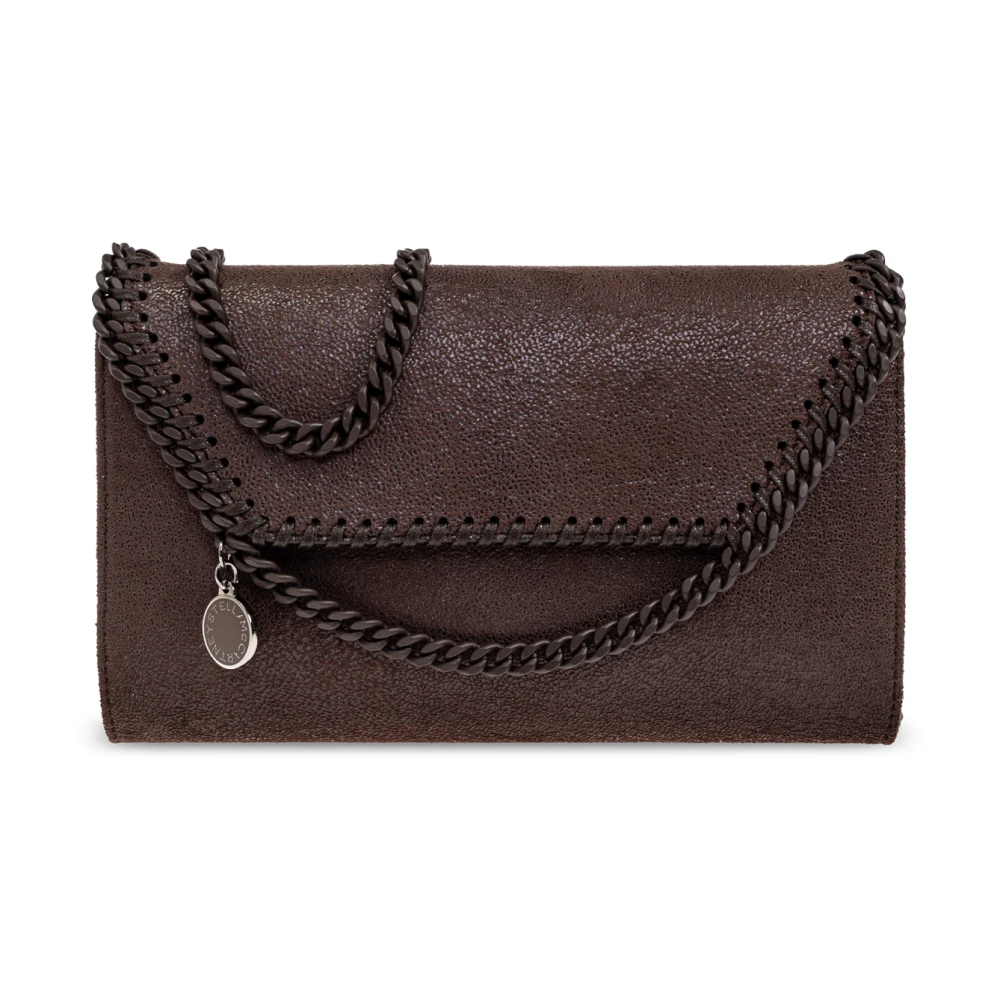 Stella McCartney Plånbok Falabella på en kedja Brown, Dam