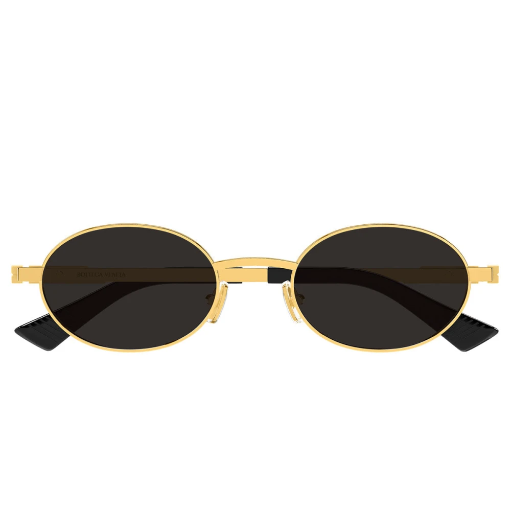 Bottega Veneta Women's Yellow Sunglasses, 52 Mm, Oval Metal Sunglasses