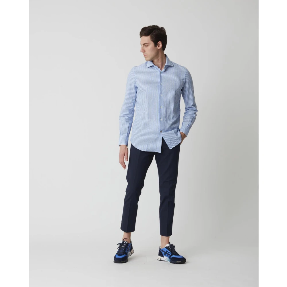 Mazzarelli Casual Shirts Multicolor Heren