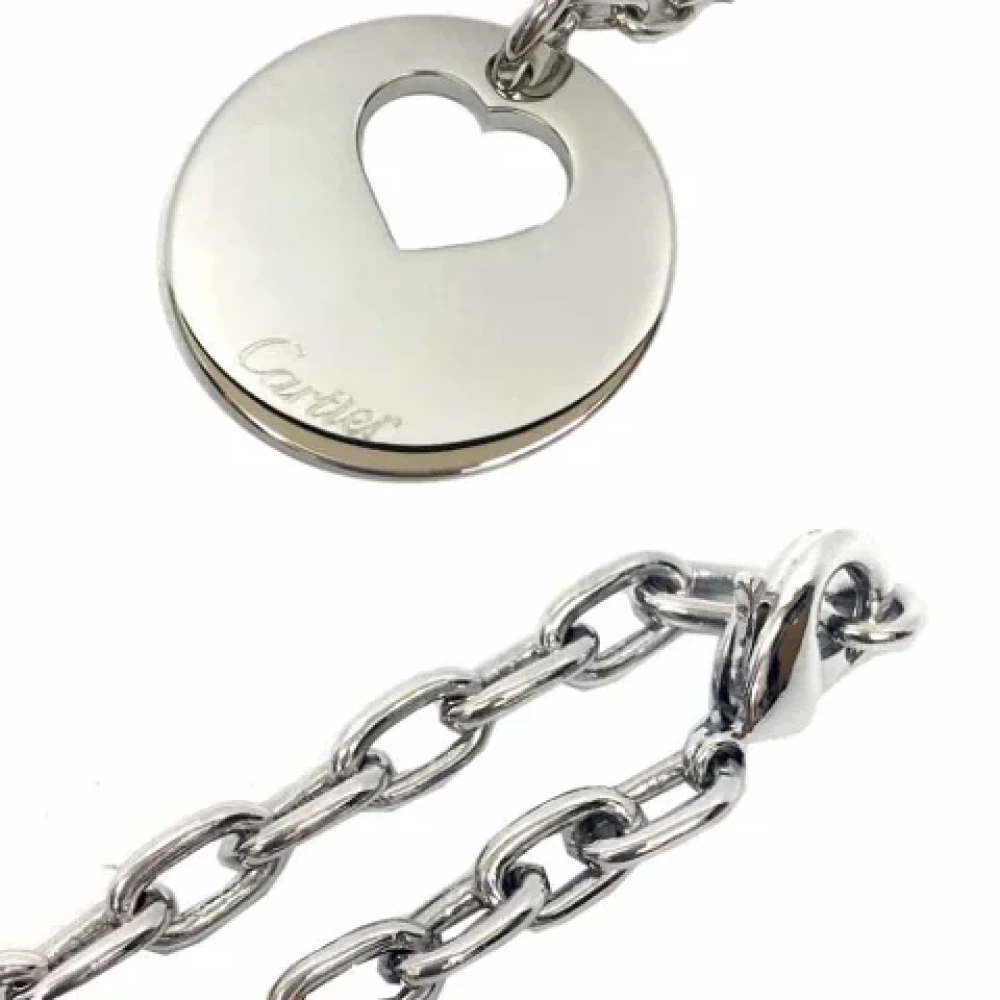 Cartier Vintage Pre-owned Metal key-holders Gray Dames