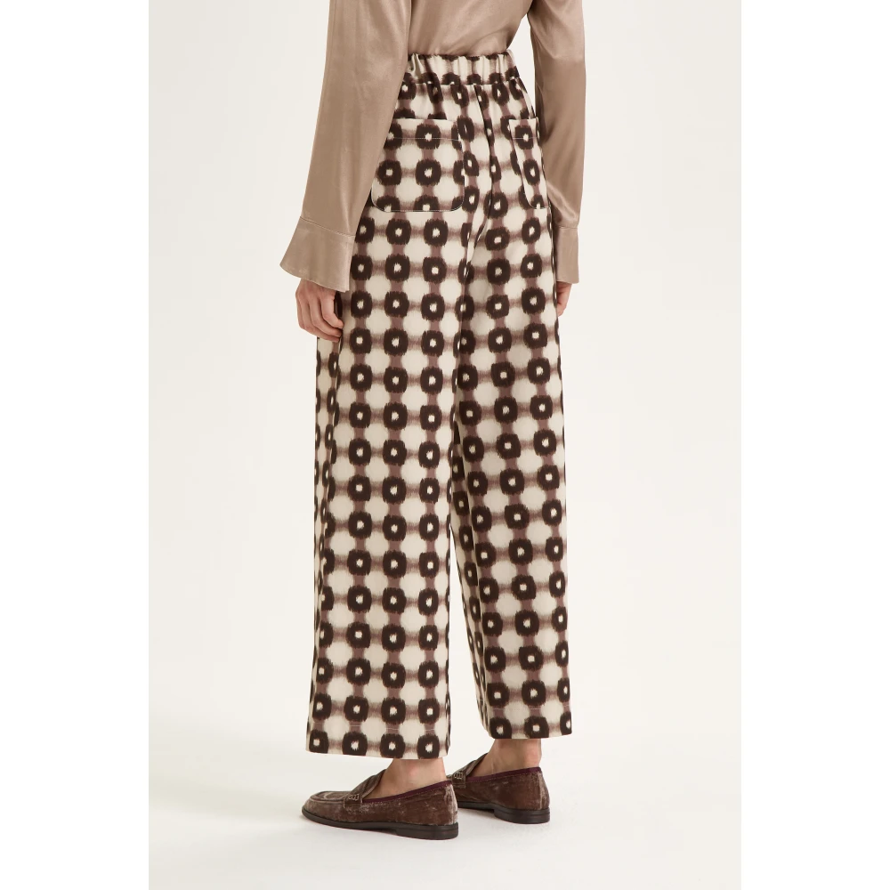 Maliparmi Maze Trousers Beige Dames