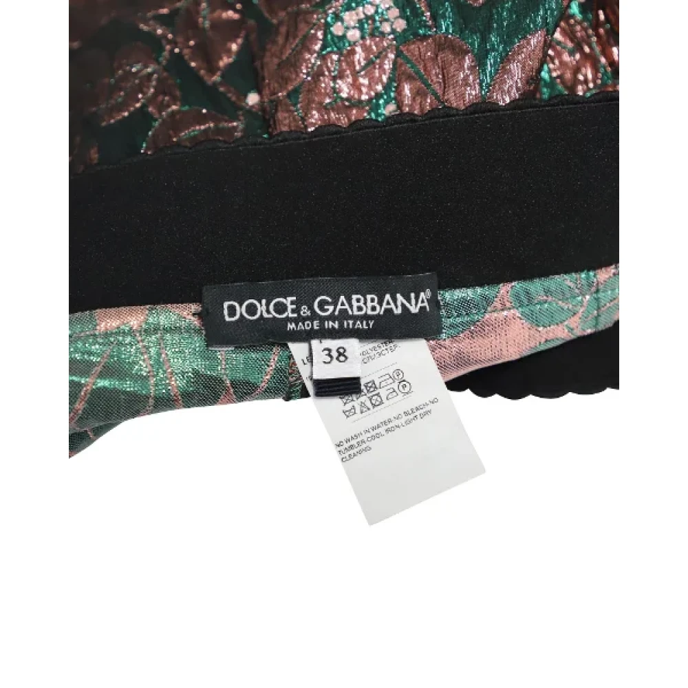 Dolce & Gabbana Pre-owned Polyester bottoms Multicolor Dames