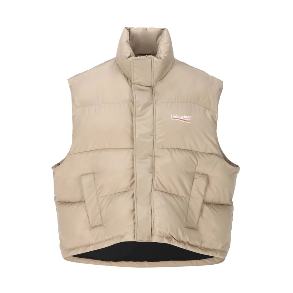 Balenciaga Stijlvolle Pufferjas Beige Heren