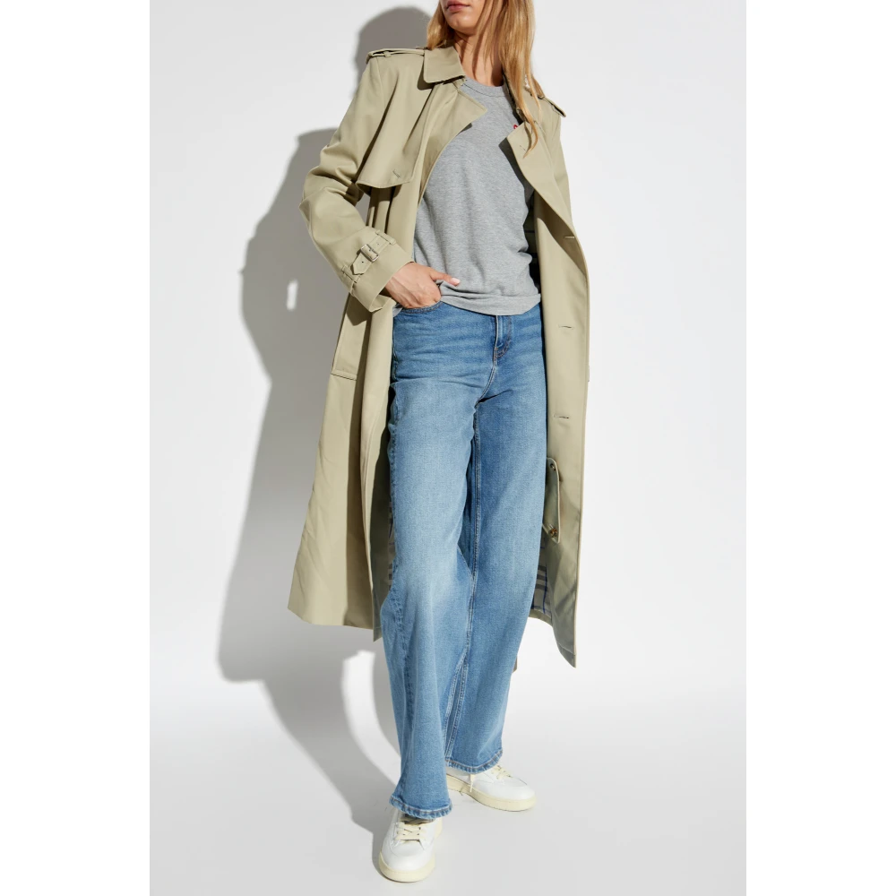 Ganni Wijde Jeans Blue Dames