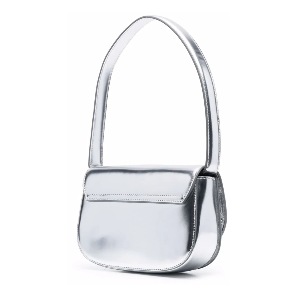 Diesel Iconische Zilveren Tas Gray Dames