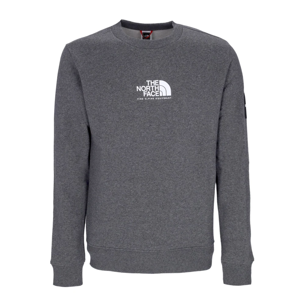 The North Face Grijze Crewneck Sweatshirt Gray Heren