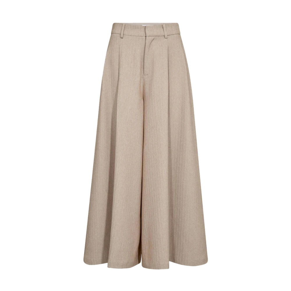 Co'couture Women's Beige Marlo Pant - Wide Trousers - Xl - Trousers