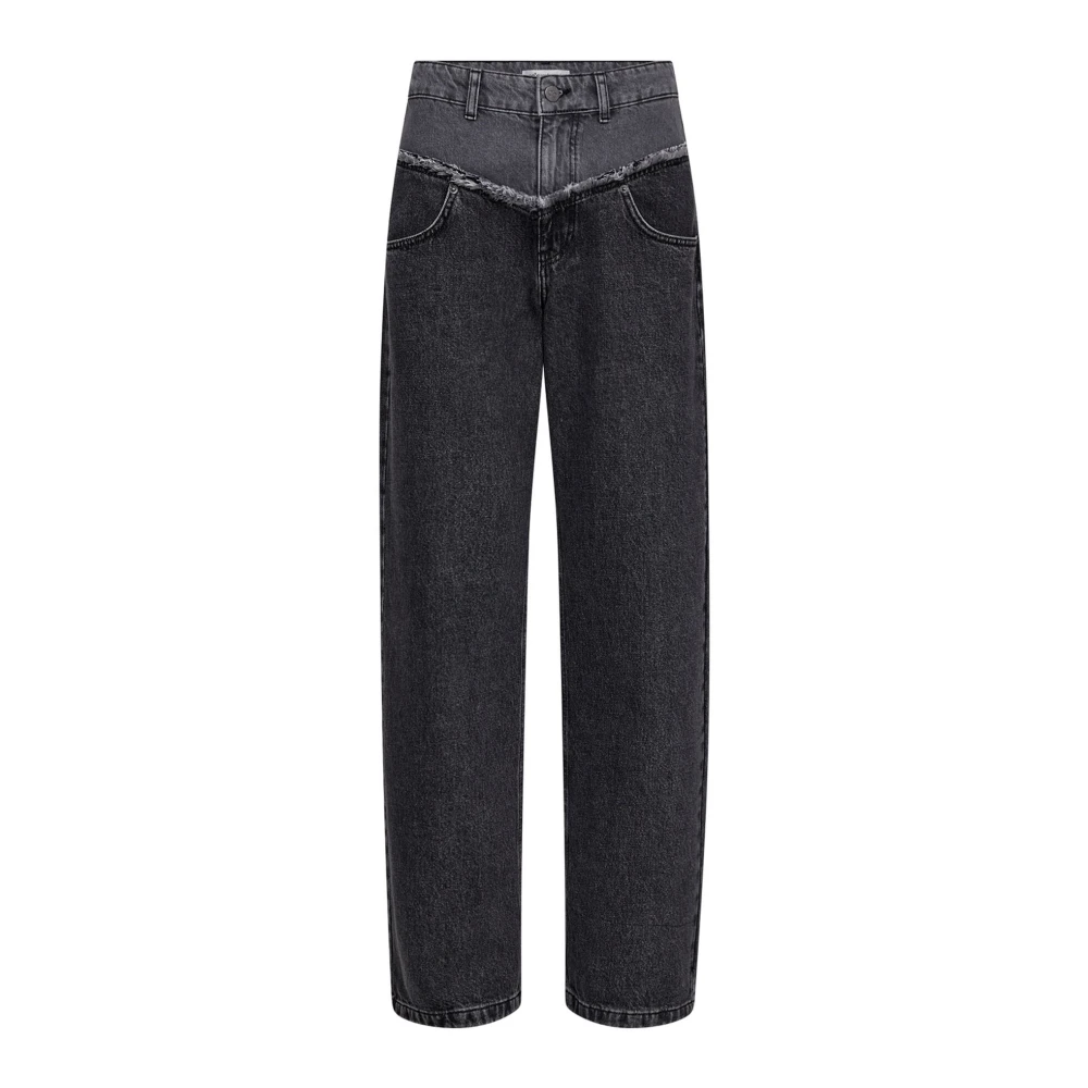 Co'Couture Grijze Blok Lange Jeans Gray Dames