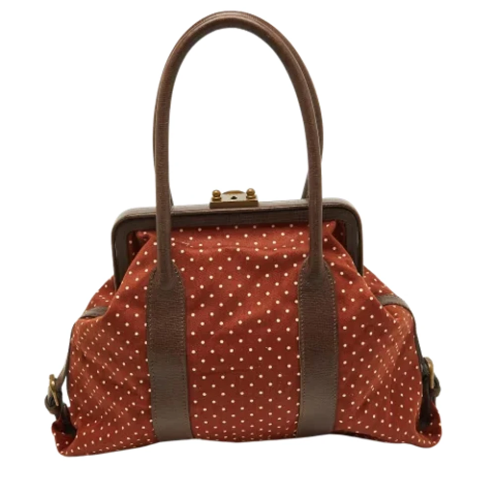 Marni Pre-owned Canvas handbags Brown Dames