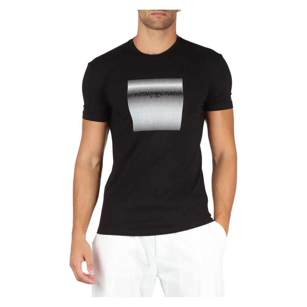 Antony Morato Slim Fit Logo Print T-Shirt Black Heren