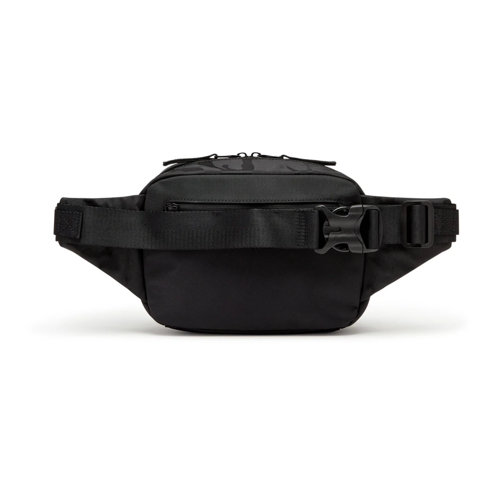 Diesel Dsrt Beltbag Utility belt bag in printed nylon Black Heren