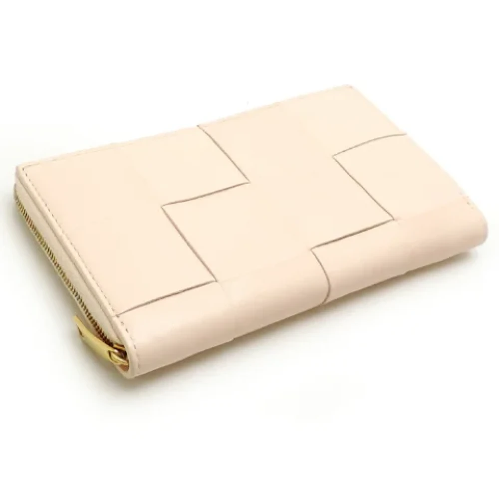 Bottega Veneta Vintage Pre-owned Leather wallets Pink Dames