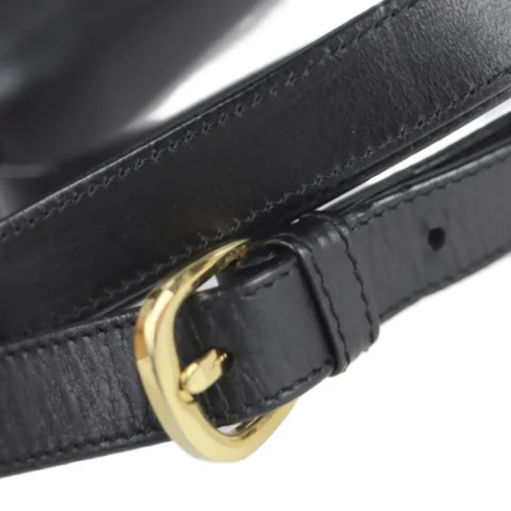 Salvatore Ferragamo Pre-owned Fabric shoulder-bags Black Dames