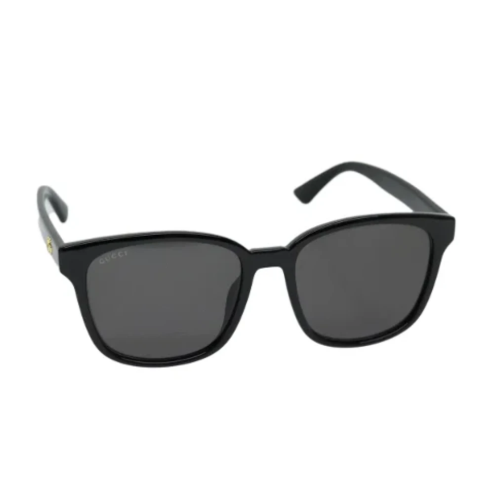 Gucci Vintage Pre-owned Plastic sunglasses Black Dames