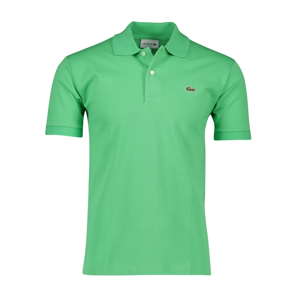 Lacoste Groen Logo Front Button Polo Shirt Green Heren