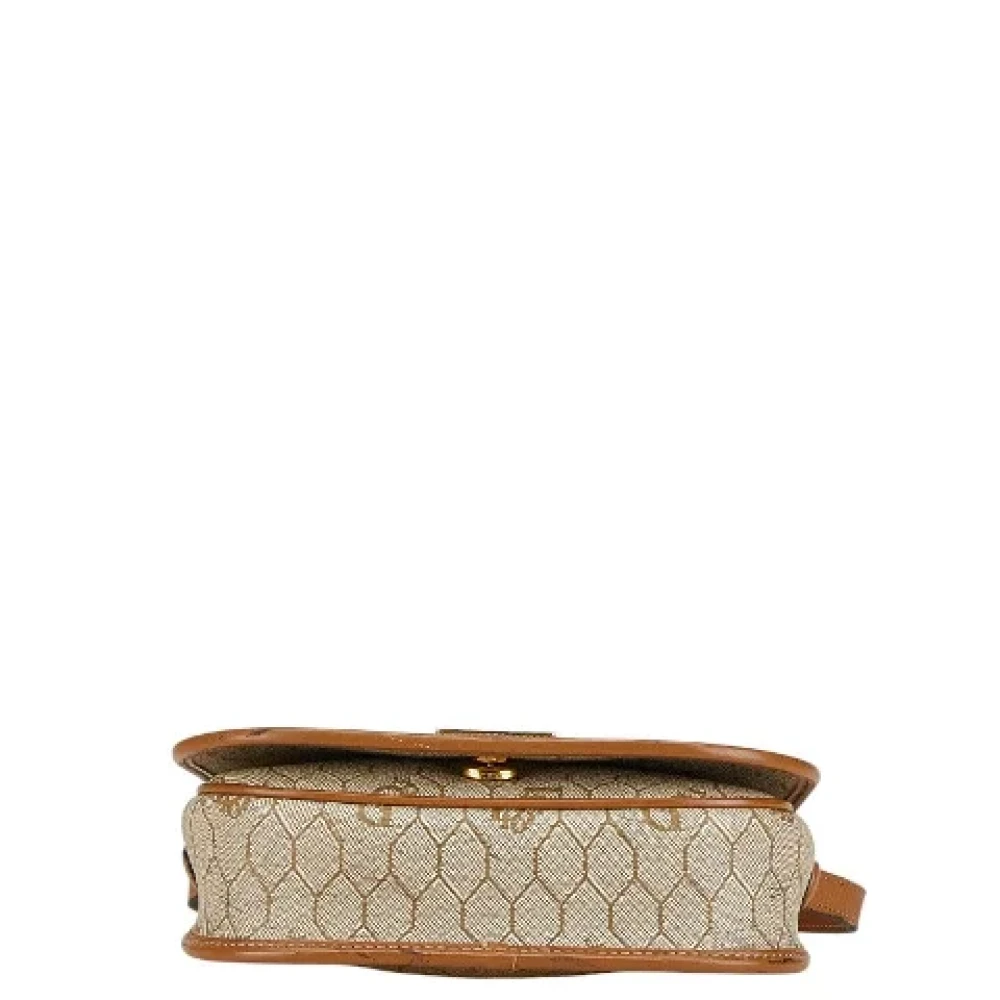Dior Vintage Pre-owned Canvas dior-bags Beige Dames