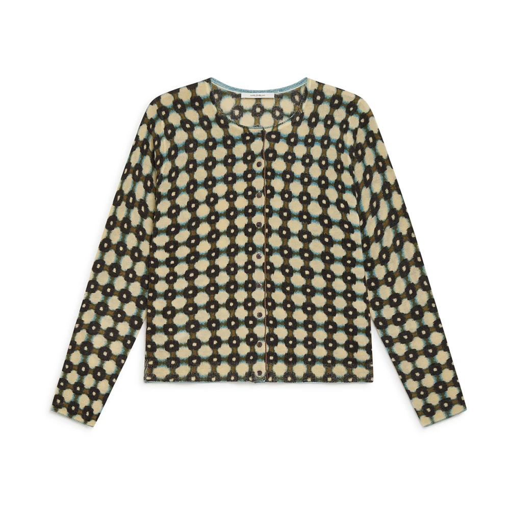 Maliparmi Bedrukte Gebreide Vest Multicolor Dames