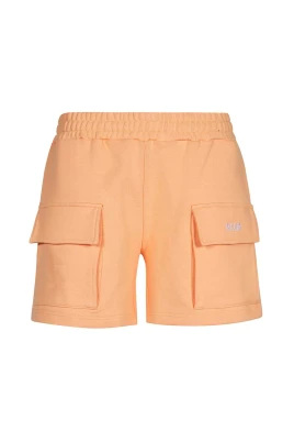 Bomull Elastisk Midjeshorts Kvinnor