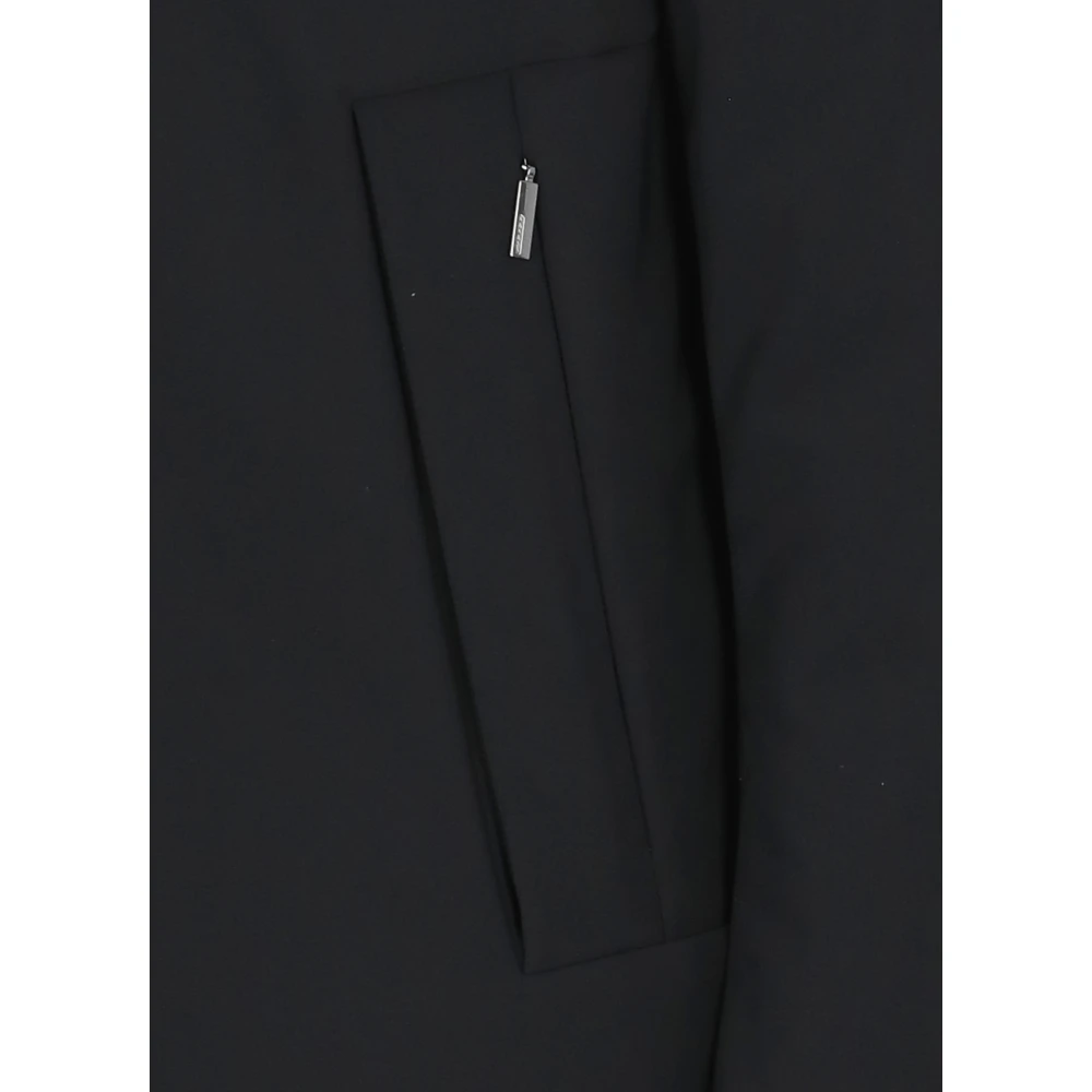 RRD Zwarte Gewatteerde Jas met Capuchon Black Heren