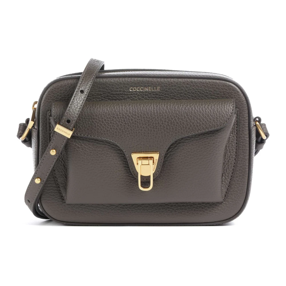 Coccinelle Beat Soft Small - Female - Cross Body Bags - Gray - One Size - Bags