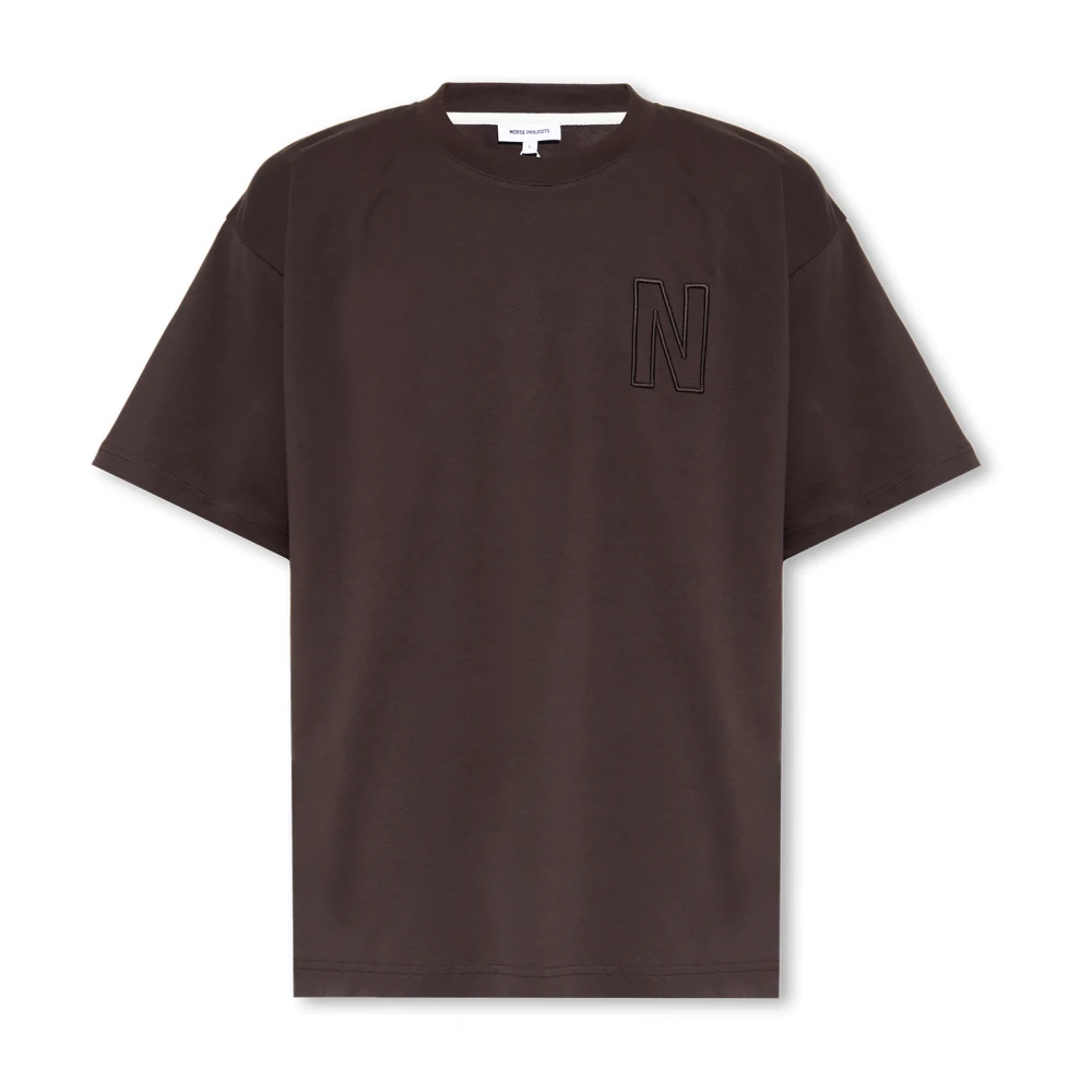 Norse Projects Simon T-shirt Brown Heren