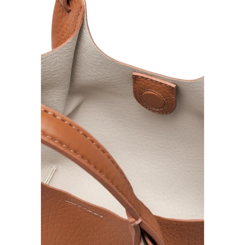 Gianni Chiarini Bruine leren bubble tas Brown Dames