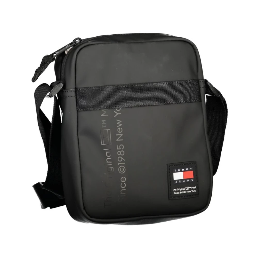 Tommy Hilfiger Zwarte schoudertas met verstelbare band Black Heren