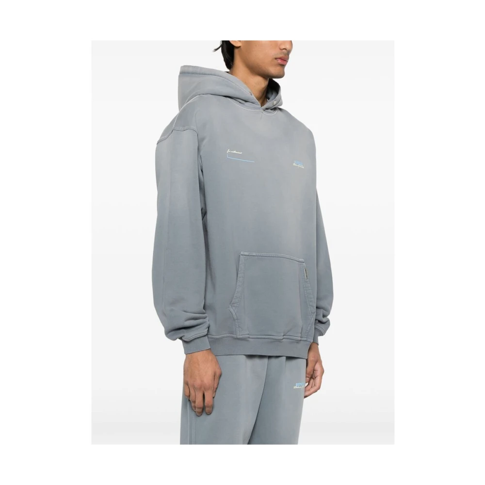 Represent Klassiek grijze hoodie met buidelzak Gray Heren