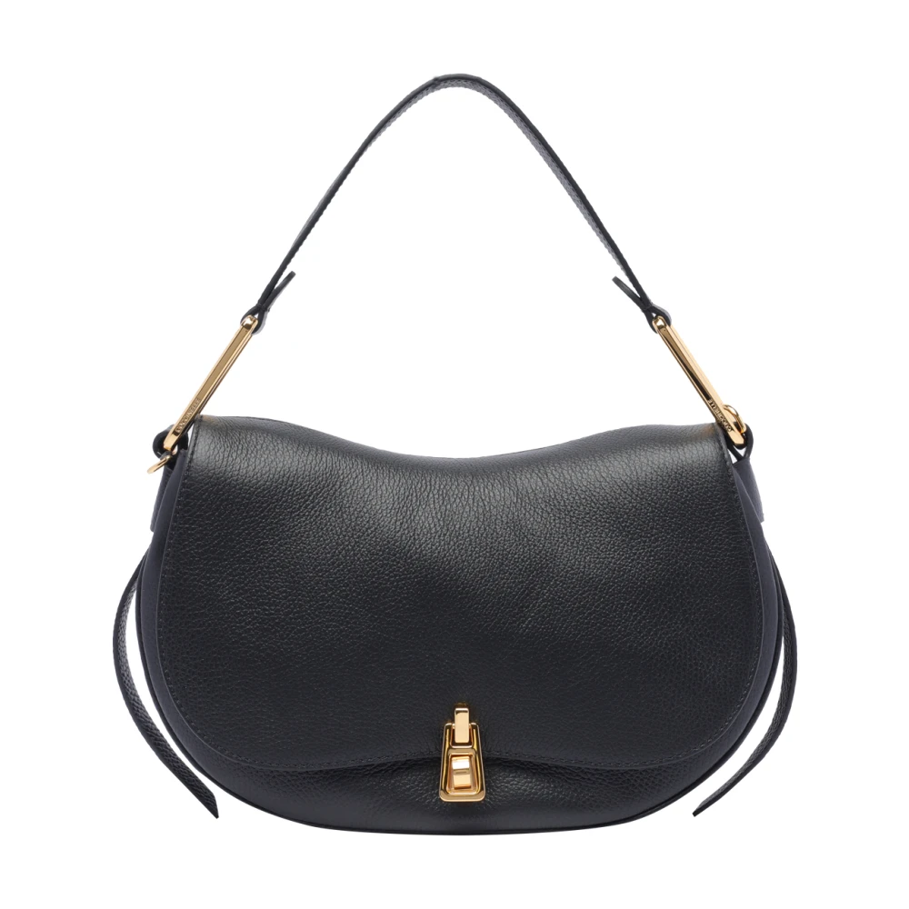 Coccinelle Zwarte Schoudertas voor Vrouwen Black Dames